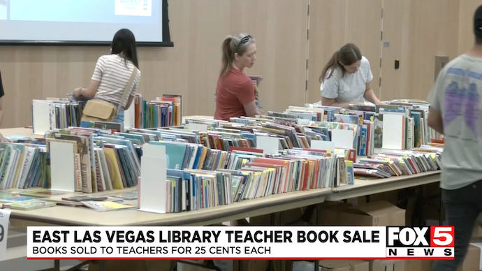 Annual Teacher Book Sale Held at East Las Vegas Library 